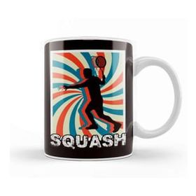 Baskı Dükkanı Squash Player Indoor Tennis Court Racket Ball Sports Match Kupa