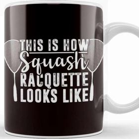 Baskı Dükkanı Squash Racquette Ball Sports Player Indoor Tennis Court Kupa