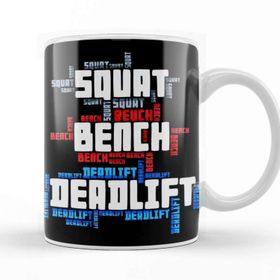 Baskı Dükkanı Squat Bench Deadlift Powerlifting Bodybuilding Kupa