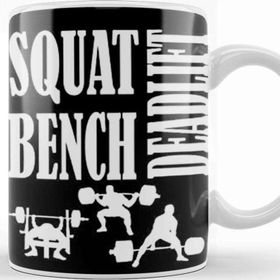 Baskı Dükkanı Squat Bench Deadlift Powerlifting Bodybuilding Kupa