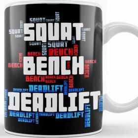Baskı Dükkanı Squat Bench Deadlift Powerlifting Bodybuilding Kupa