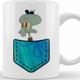 Baskı Dükkanı Squidward Tentacles Pocket Kupa