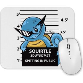 Baskı Dükkanı Squirtle Bad Boy Pokemon Mouse Pad