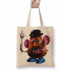 Baskı Dükkanı Sr Cabeça De Batata Toy Story Bez Çanta