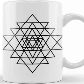 Baskı Dükkanı Sri Yantra 01 Kupa