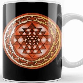 Baskı Dükkanı Sri Yantra Mandala Kupa