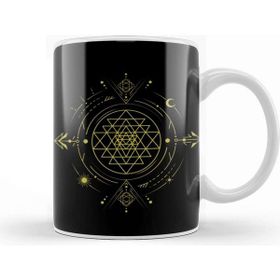 Baskı Dükkanı Sri Yantra Mandala Sri Yantra Sacred Geometry Kupa