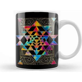 Baskı Dükkanı Sri Yantra Sri Chakra 01 Kupa