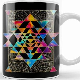 Baskı Dükkanı Sri Yantra Sri Chakra 01 Kupa