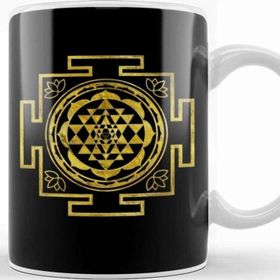 Baskı Dükkanı Sri Yantra Sri Chakra Kupa