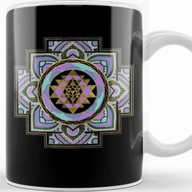Baskı Dükkanı Sri Yantra Sri Chakra Kupa