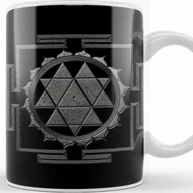 Baskı Dükkanı Sri Yantra Sri Chakra Kupa