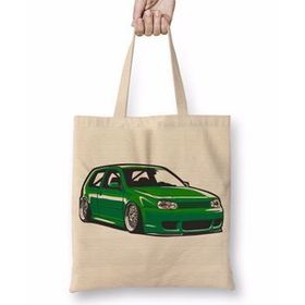 Baskı Dükkanı Stanced Out Golf Mk4 Green Bez Çanta