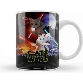 Baskı Dükkanı Star Cat Wars 012 Kupa