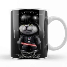 Baskı Dükkanı Star Cat Wars 0120 Kupa