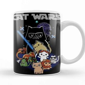 Baskı Dükkanı Star Cat Wars 016 Kupa