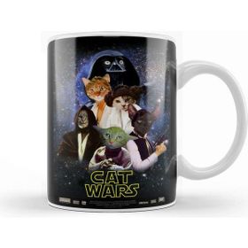 Baskı Dükkanı Star Cat Wars 017 Kupa