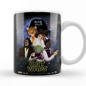 Baskı Dükkanı Star Cat Wars 017 Kupa