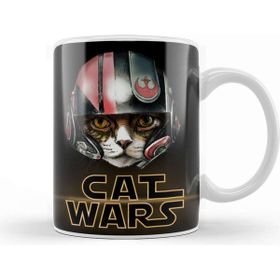 Baskı Dükkanı Star Cat Wars 019 Kupa