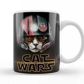 Baskı Dükkanı Star Cat Wars 019 Kupa