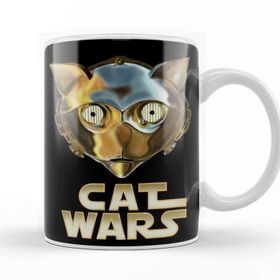 Baskı Dükkanı Star Cat Wars 021 Kupa