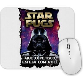 Baskı Dükkanı Star Pugs Köpek Mouse Pad