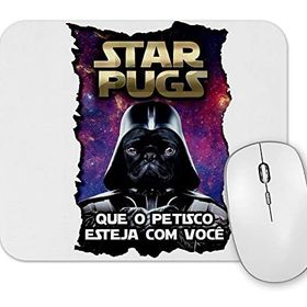Baskı Dükkanı Star Pugs Köpek Mouse Pad