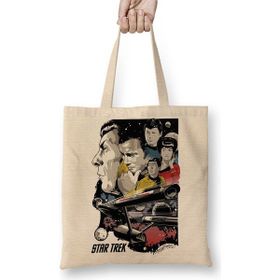 Baskı Dükkanı Star Trek Bez Çanta