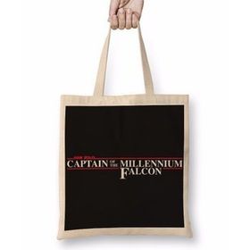 Baskı Dükkanı Star Wars Captain Of The Millennium Falcon Bez Çanta