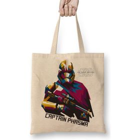 Baskı Dükkanı Star Wars Captain Phasma Bez Çanta