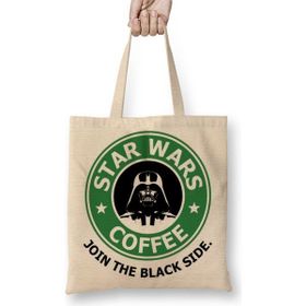 Baskı Dükkanı Star Wars Coffee Bez Çanta