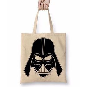 Baskı Dükkanı Star Wars Darth Vader Işın Kılıcı Bez Çanta