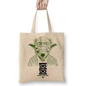 Baskı Dükkanı Star Wars Do Or Do Not Bez Çanta