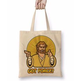 Baskı Dükkanı Star Wars Got Force Bez Çanta