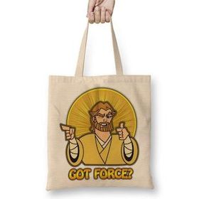 Baskı Dükkanı Star Wars Got Force Bez Çanta
