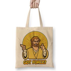Baskı Dükkanı Star Wars Got Force Bez Çanta