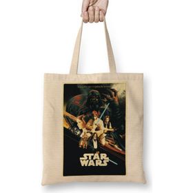 Baskı Dükkanı Star Wars Guerra Nas Estrelas Bez Çanta