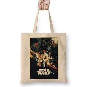 Baskı Dükkanı Star Wars Guerra Nas Estrelas Bez Çanta