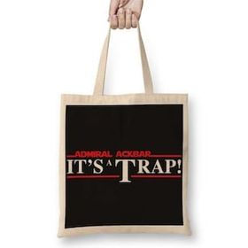 Baskı Dükkanı Star Wars Its a Trap Bez Çanta