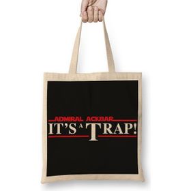 Baskı Dükkanı Star Wars Its a Trap Bez Çanta