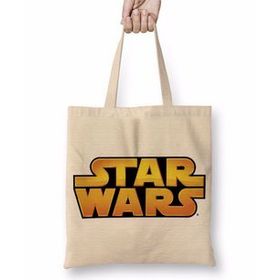 Baskı Dükkanı Star Wars Logo Bez Çanta