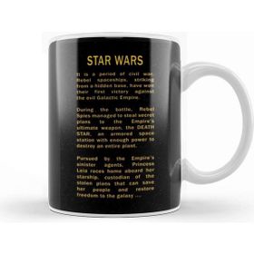 Baskı Dükkanı Star Wars Opening Crawl Kupa