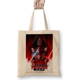 Baskı Dükkanı Star Wars Os Ultimos Jedis Bez Çanta
