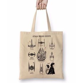 Baskı Dükkanı Star Wars Prepare My Ships Bez Çanta