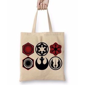 Baskı Dükkanı Star Wars Simge Bez Çanta
