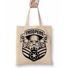 Baskı Dükkanı Star Wars Storm Trooper Bez Çanta