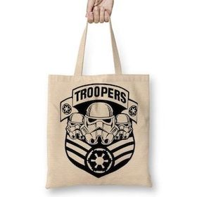 Baskı Dükkanı Star Wars Storm Trooper Bez Çanta