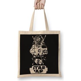 Baskı Dükkanı Star Wars Vader Estrela Da Morte Bez Çanta