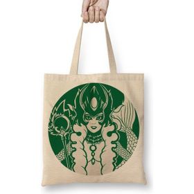 Baskı Dükkanı Starbucks Nami Bez Uzun Saplı Krem Rengi Çanta