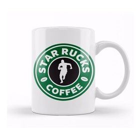 Baskı Dükkanı Starbucks Starrucks Coffee Rugby Running Logo Kupa